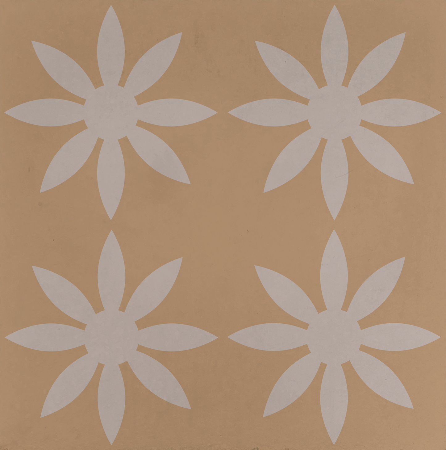 Cement Tile, Concrete Tile, Encaustic Tile, Floral Pattern