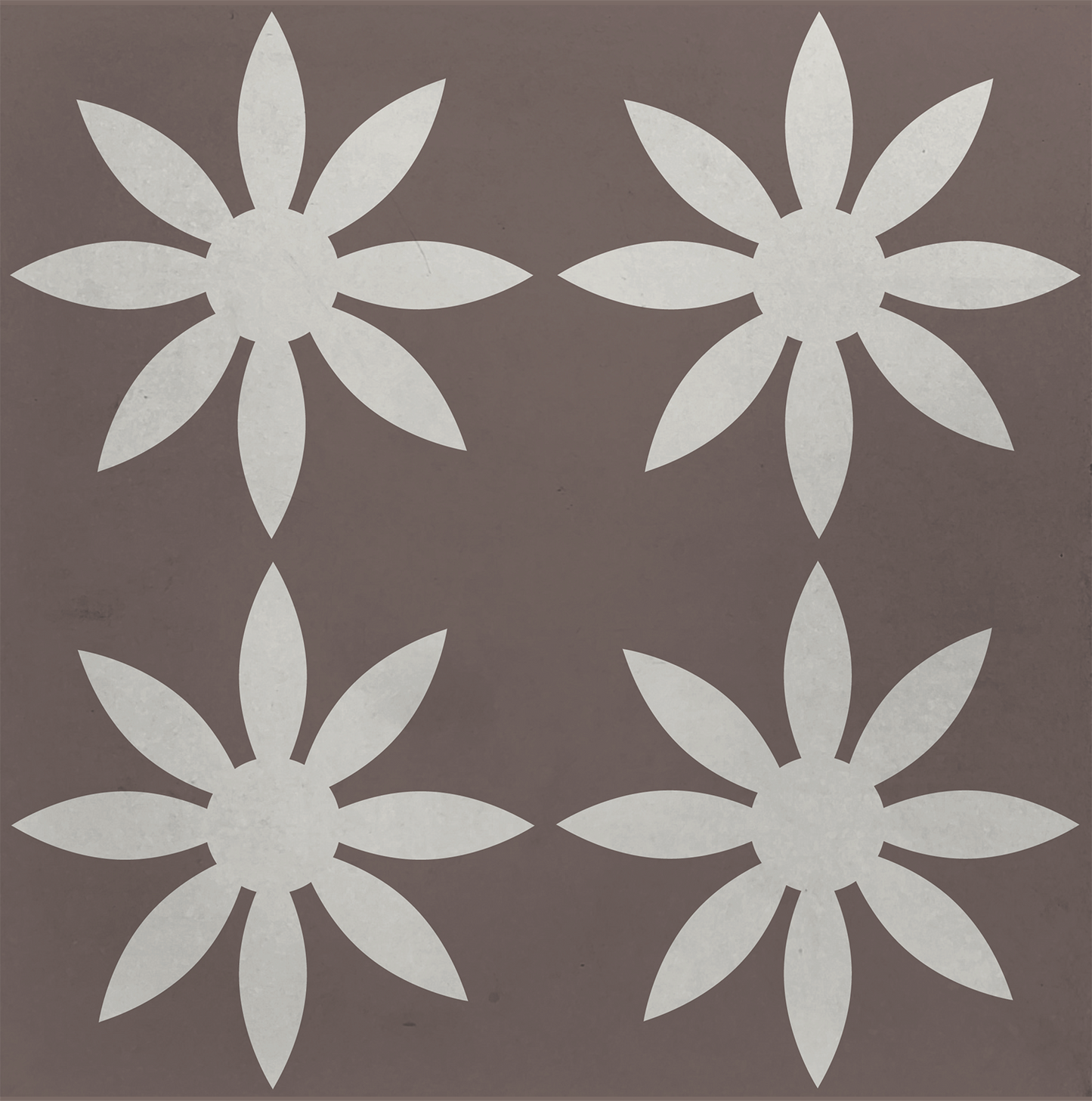 Cement Tile, Concrete Tile, Encaustic Tile, Floral Pattern
