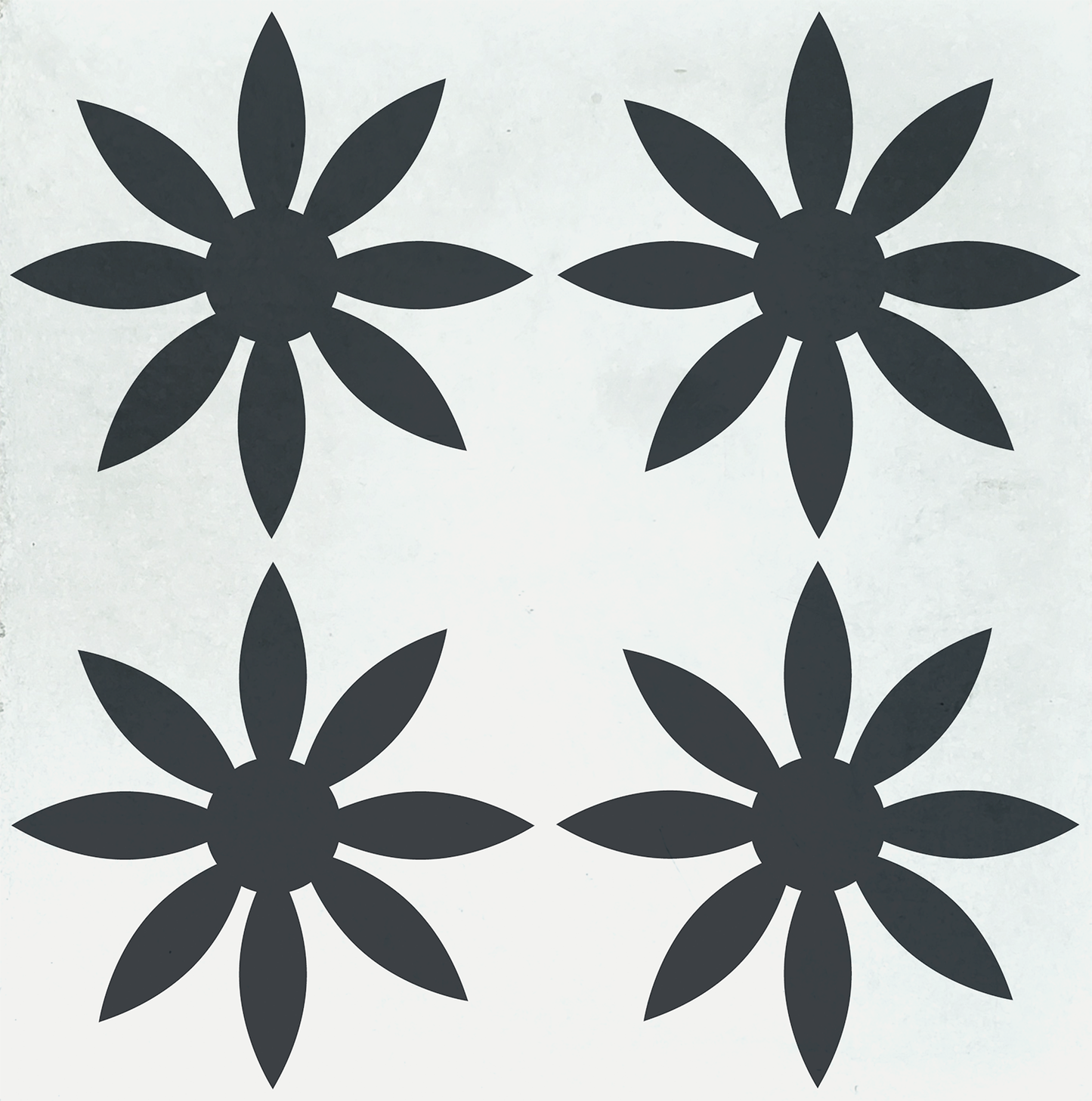 Cement Tile, Concrete Tile, Encaustic Tile, Floral Pattern