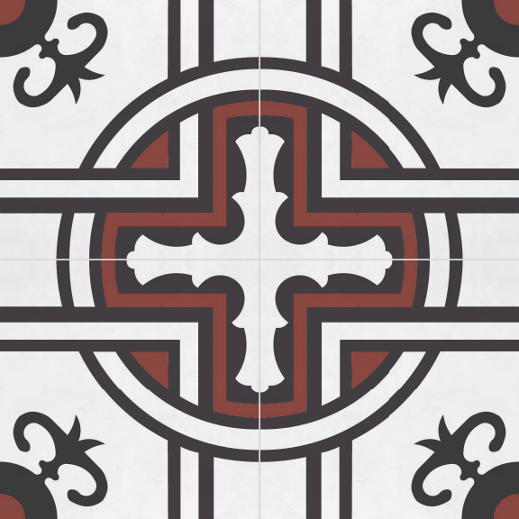 Encaustic Cement Tile, Concrete Tile, Modern Traditional, Pattern Tiles