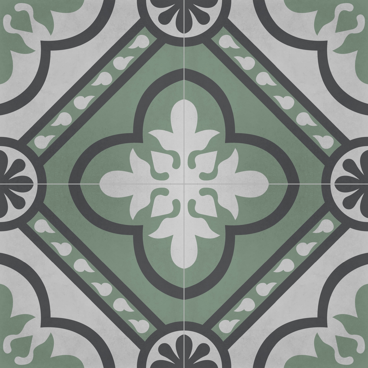 Encaustic Cement Tile, Concrete Tile, Traditional Floral , Pattern Tiles
