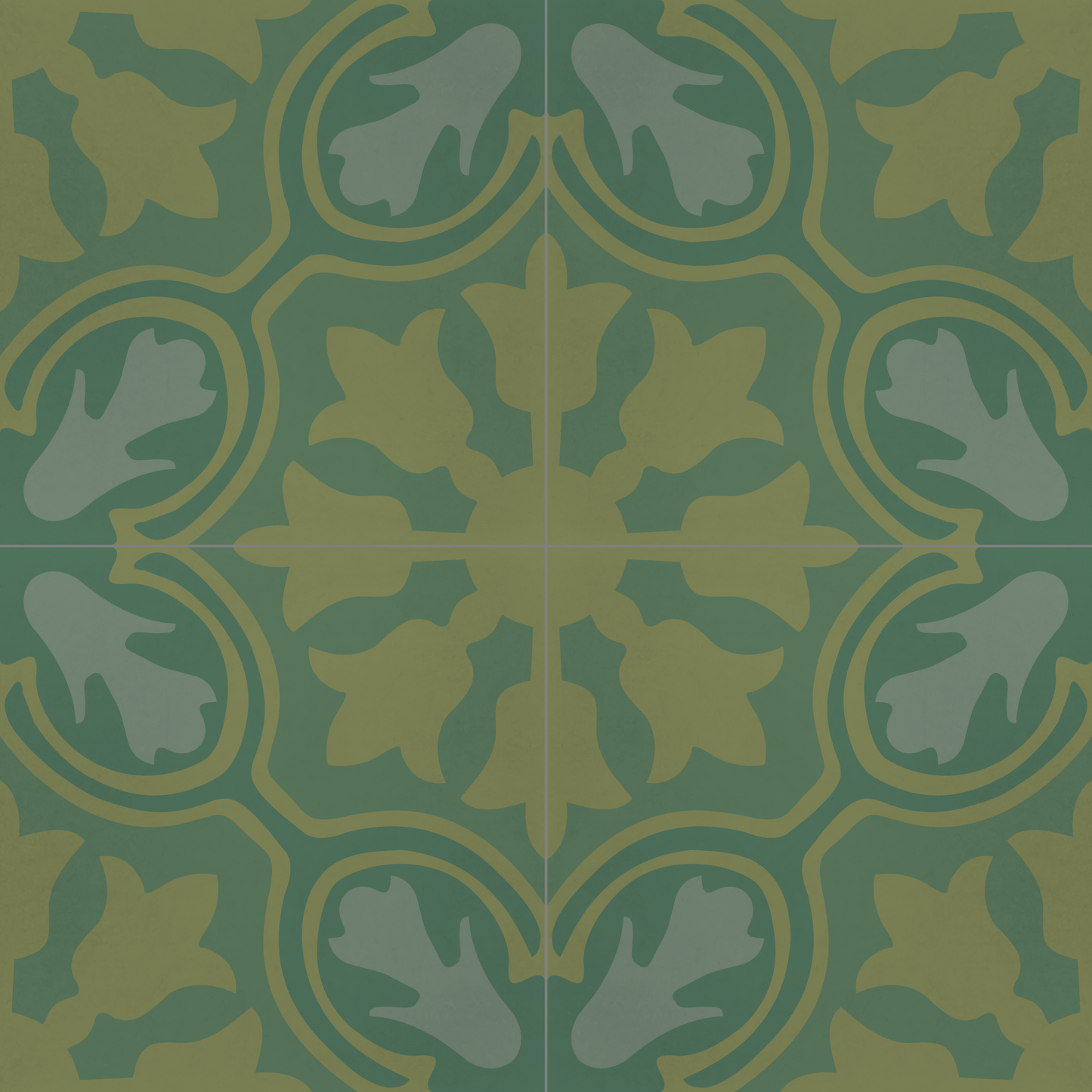 Encaustic Cement Tile, Concrete Tile, Modern Floral, Pattern Tiles
