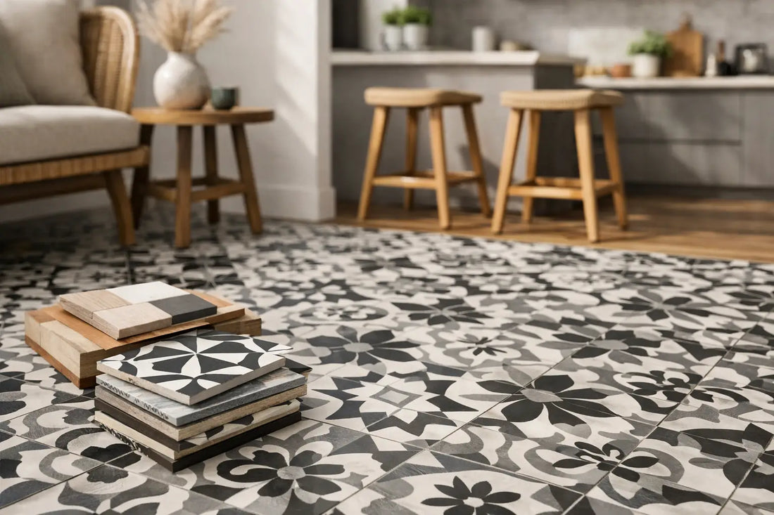 Why Choose 8x8 Patterned Cement Tile?