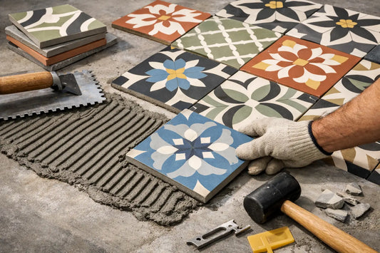 How to Install Cement Tiles the Right Way