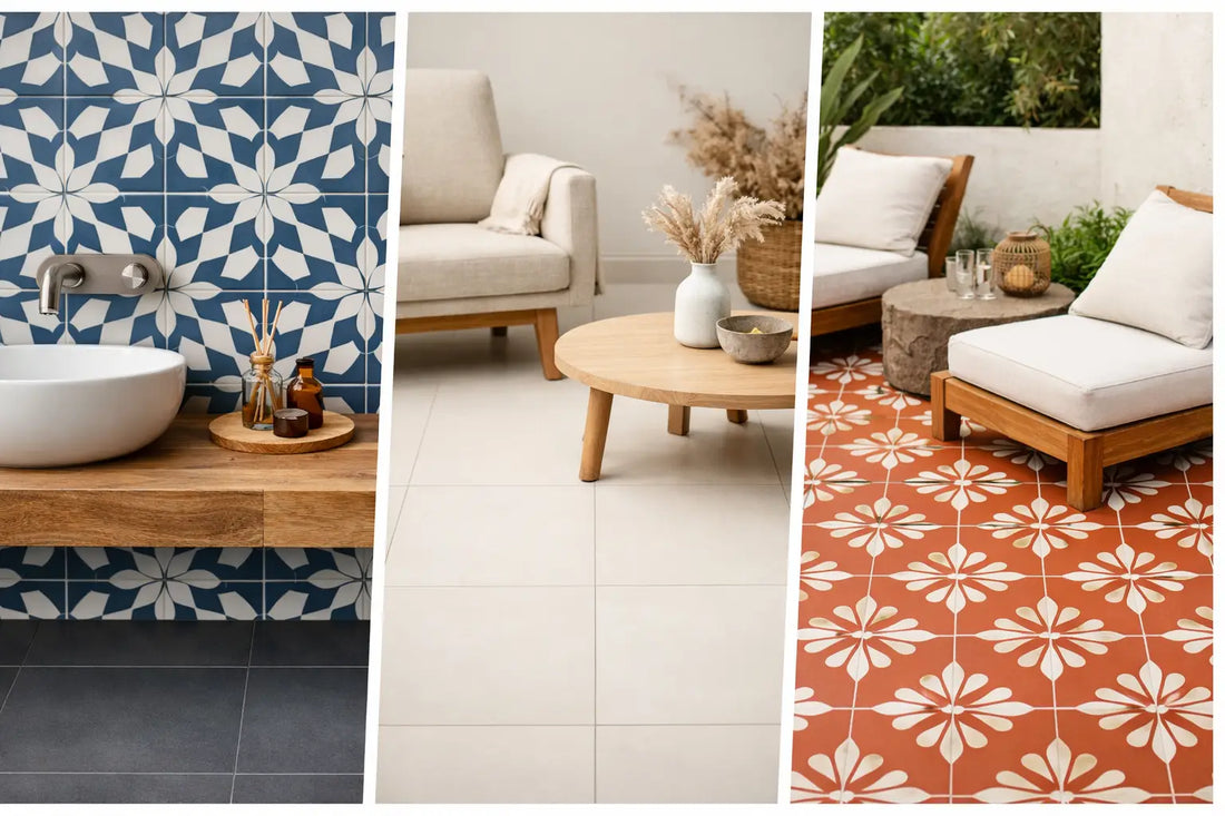 Why Solid Color Cement Tile Works Anywhere