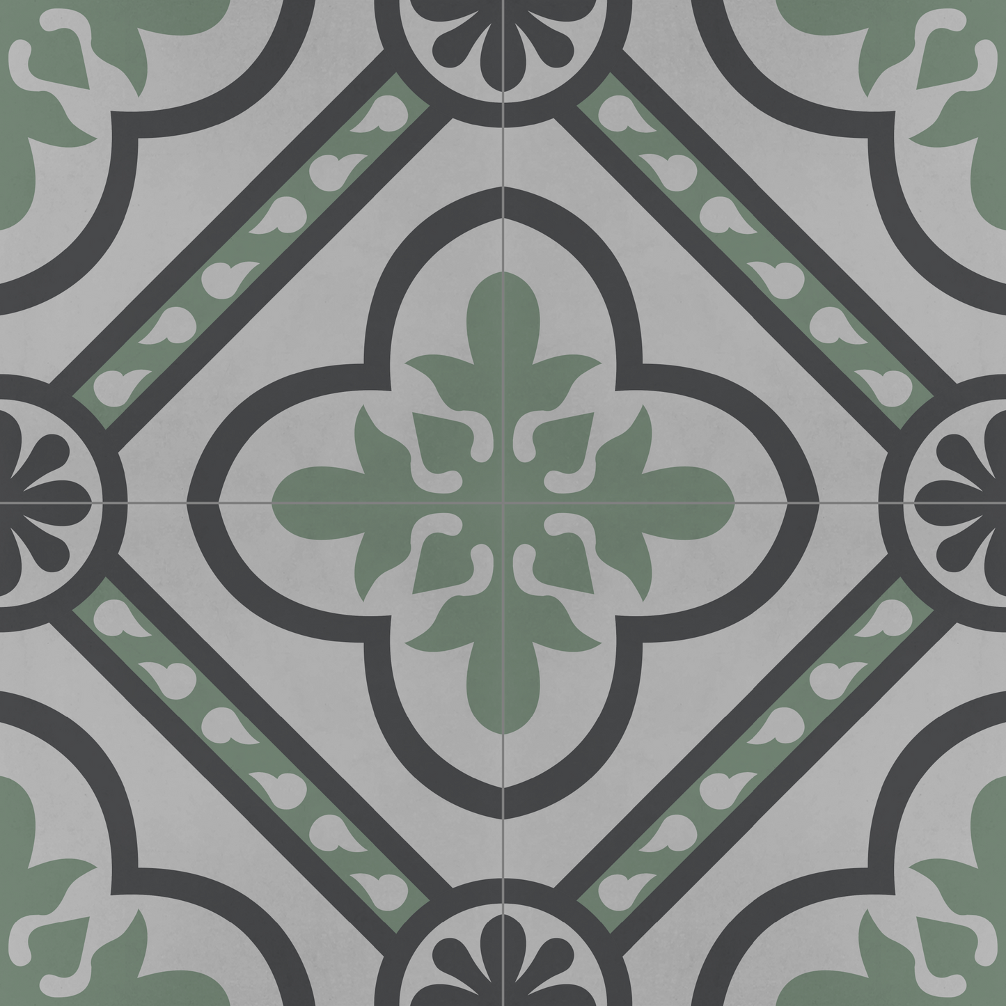 Encaustic Cement Tile, Concrete Tile, Traditional Floral , Pattern Tiles