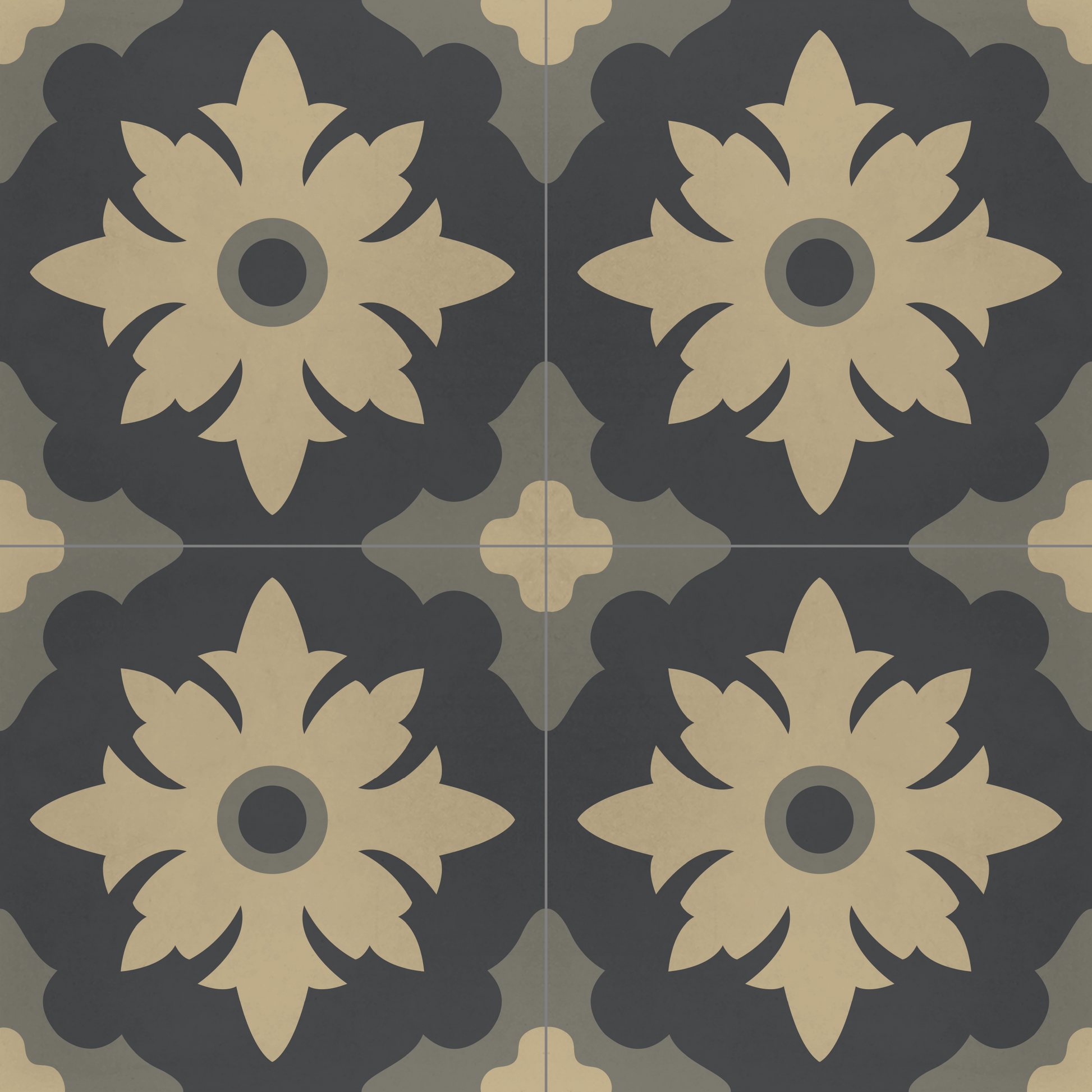 Encaustic Cement Tile, Concrete Tile, Modern Floral, Pattern Tiles