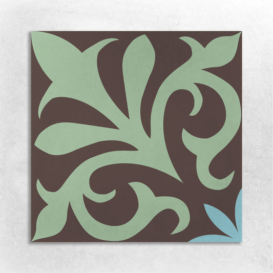 Encaustic Cement Tile, Concrete Tile, Modern Floral Pattern Tiles